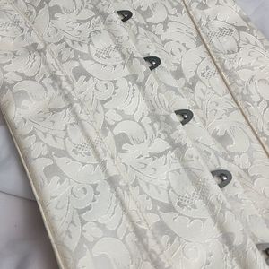 EXQUISITE CREAM BROCADE LONGLINE OVERBUST WAIST TRAINER